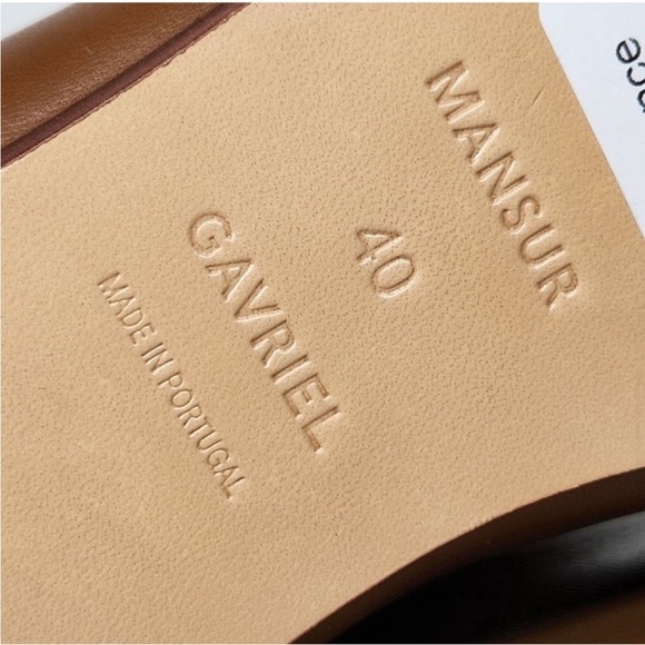 NEW Mansur Gavriel Cosy Boots in Carmel Lambskin Sheep Shearling Women's - Picture 9 of 9